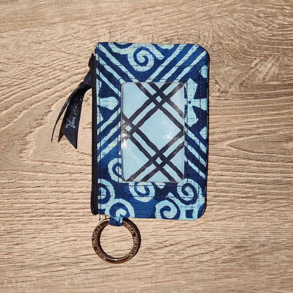 Vera Bradley ID Case + Coin Pouch in Cuban Tiles Print (retired)